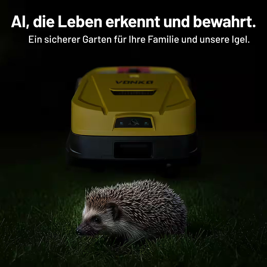 VONKO M200 – Mähroboter ohne Begrenzungskabel mit RTK + AI Vision