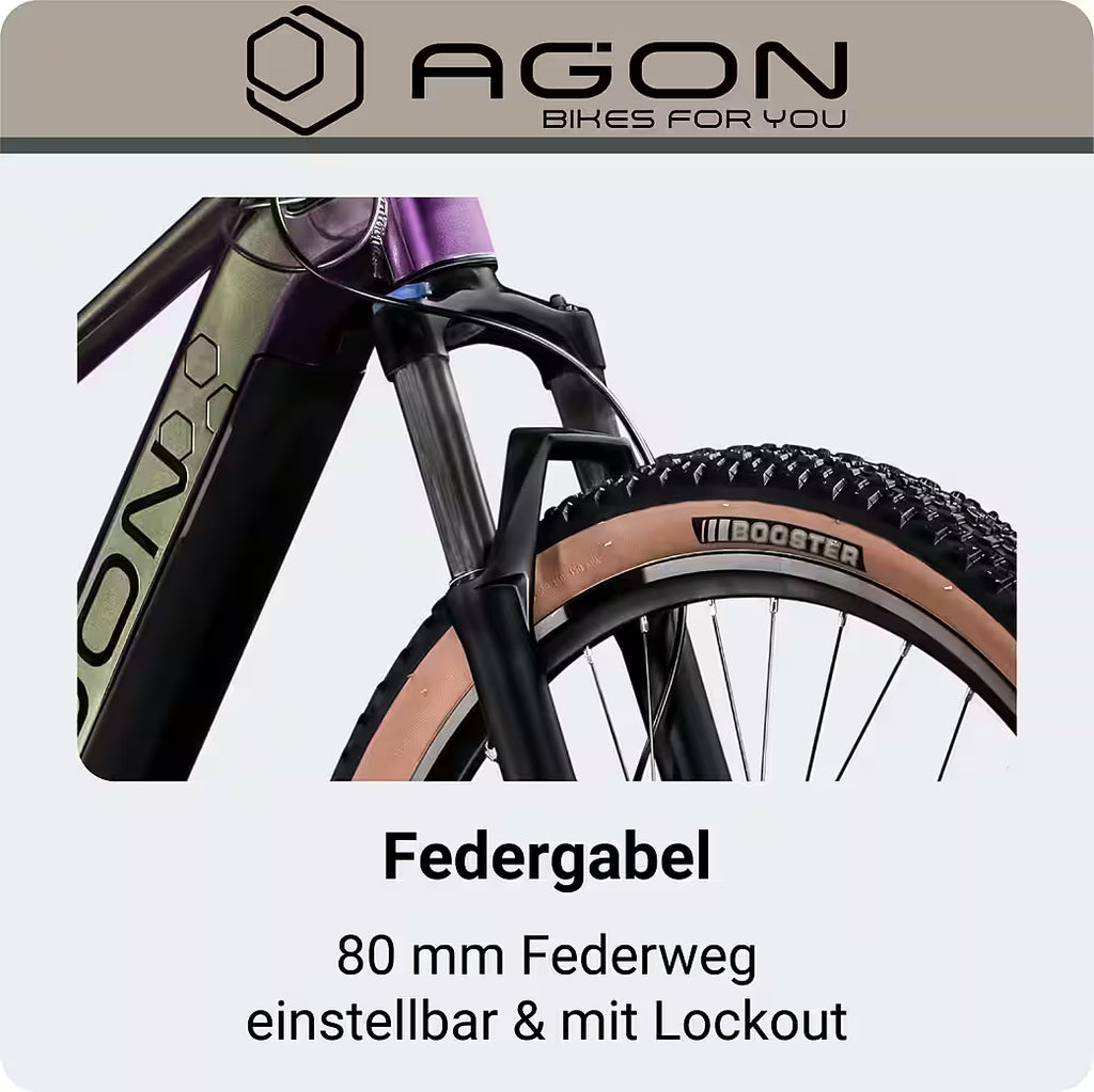 AGON Alpha E-Bike Mountainbike 27,5 Zoll