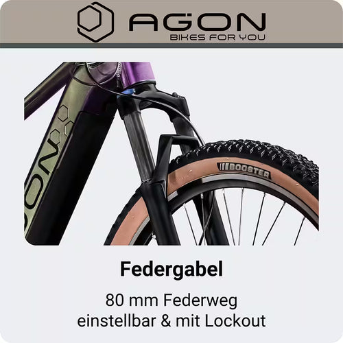 AGON Alpha E-Bike Mountainbike 27,5 Zoll
