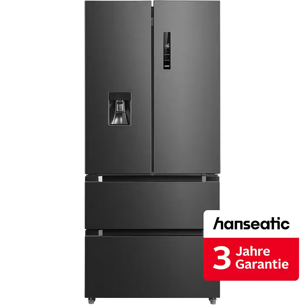 HANSEATIC French Door Kühlschrank HFD18983DWDBI