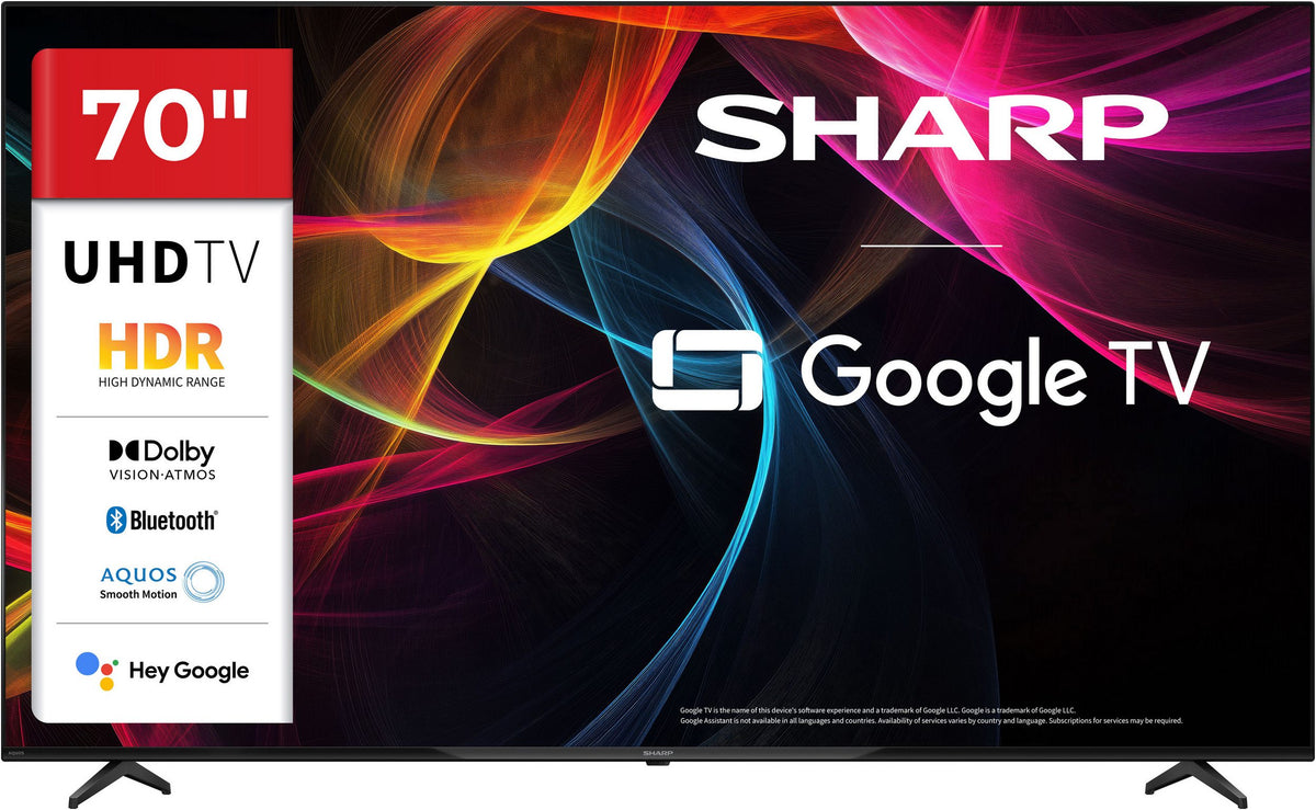 SHARP 4T-C70HLx 70 Zoll 4K Ultra HD LED Google TV