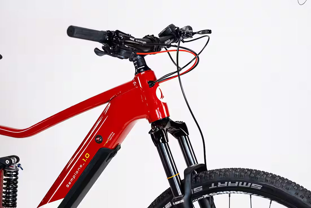 E-Bike Mountainbike LOMBARDO SEMPIONE FULLY / BOSCH 500 Wh 29 Zoll Rot