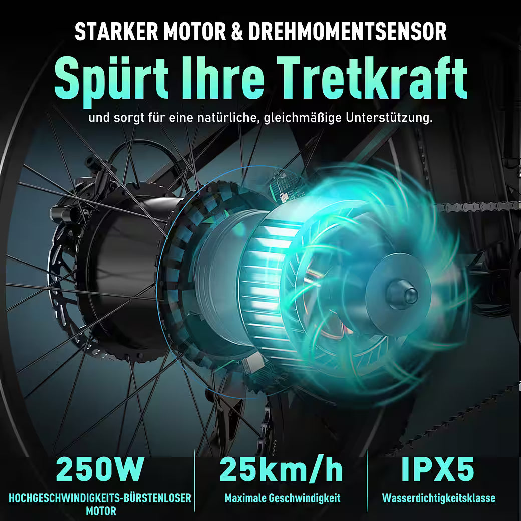 HITWAY BK9S – E-Mountainbike Fatbike 26 × 4,0 Zoll