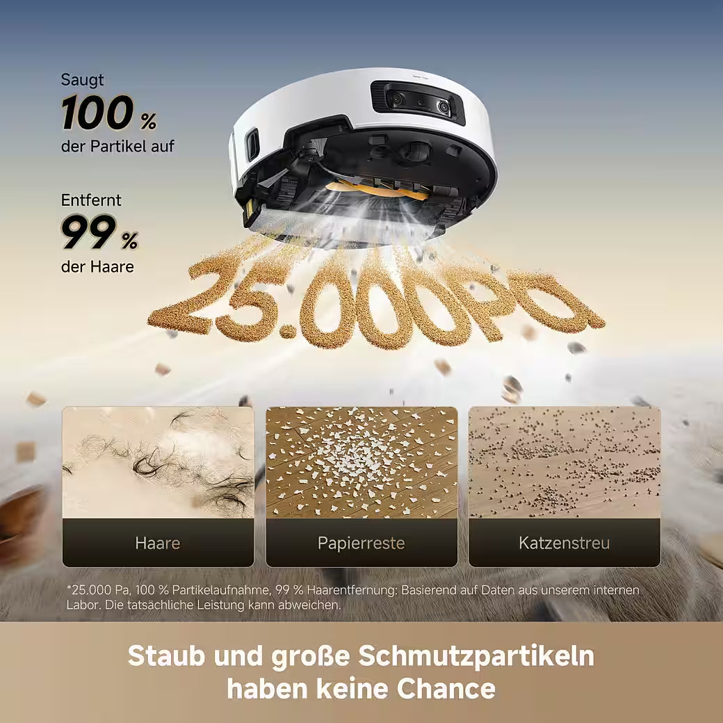 DREAME Aqua10 Ultra Track Complete White – Saugroboter mit Wischfunktion