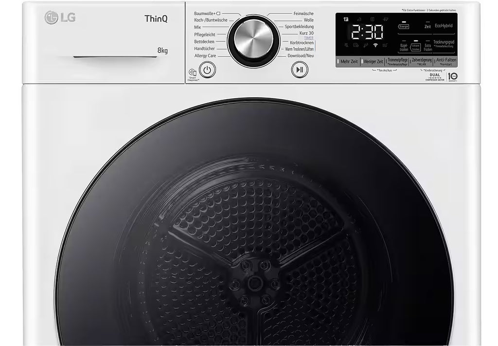 LG Vivace RT80V9W Heat Pump Dryer