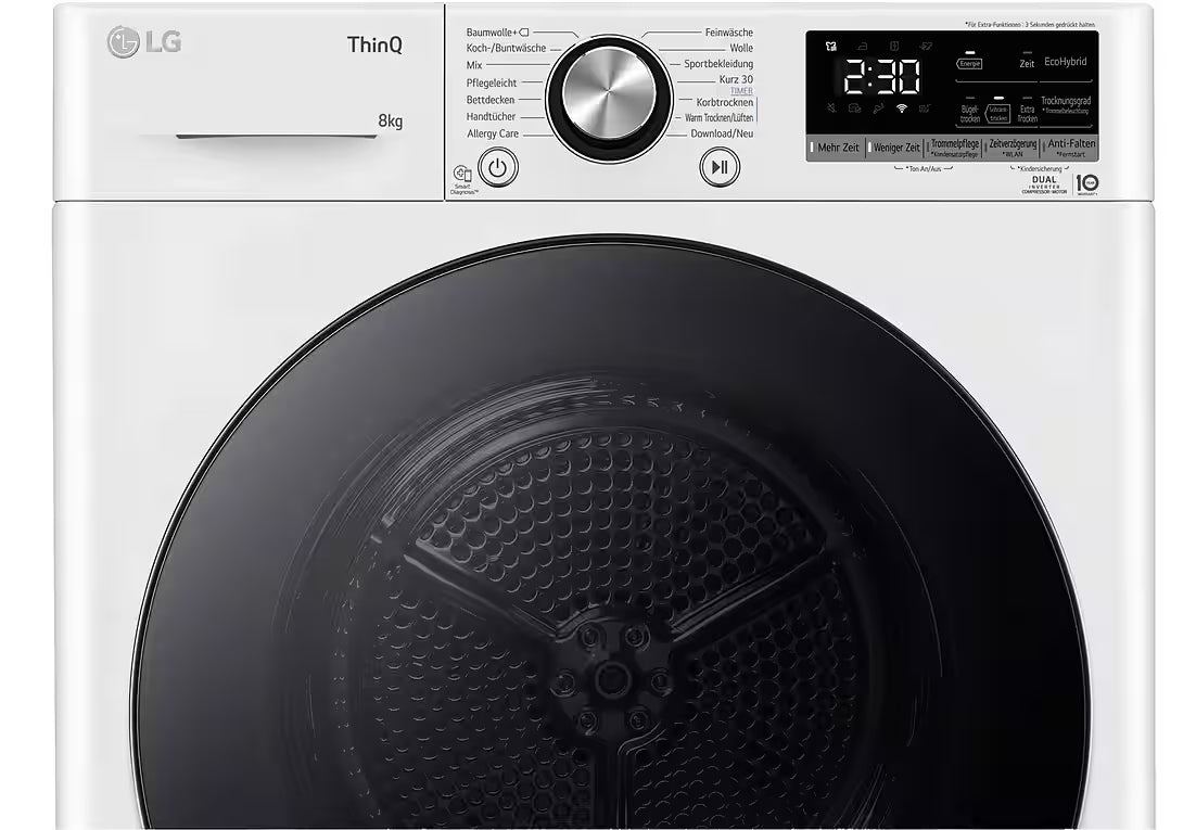 LG Vivace RT80V9W Heat Pump Dryer