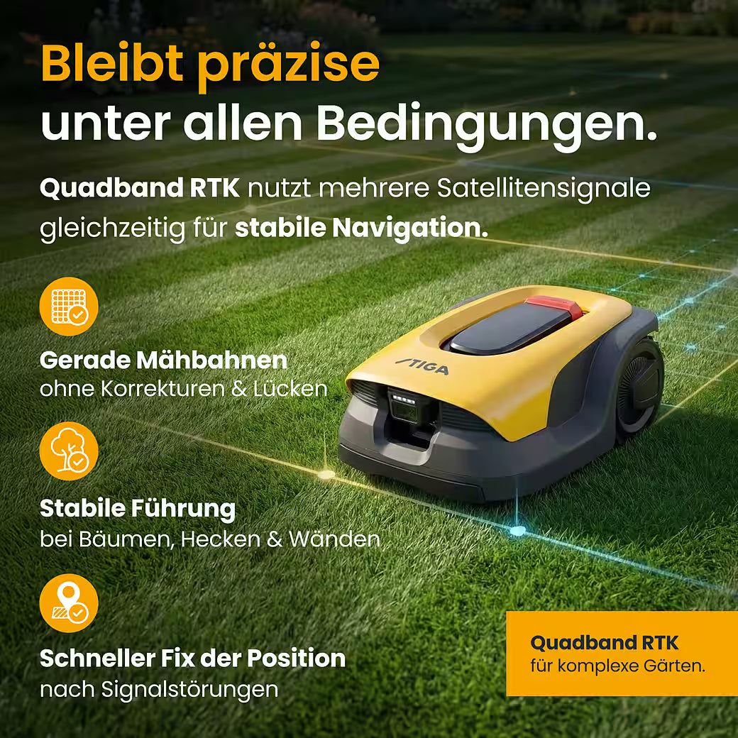 STIGA A 8v Rasenmähroboter – Kabellos, intelligent und präzise