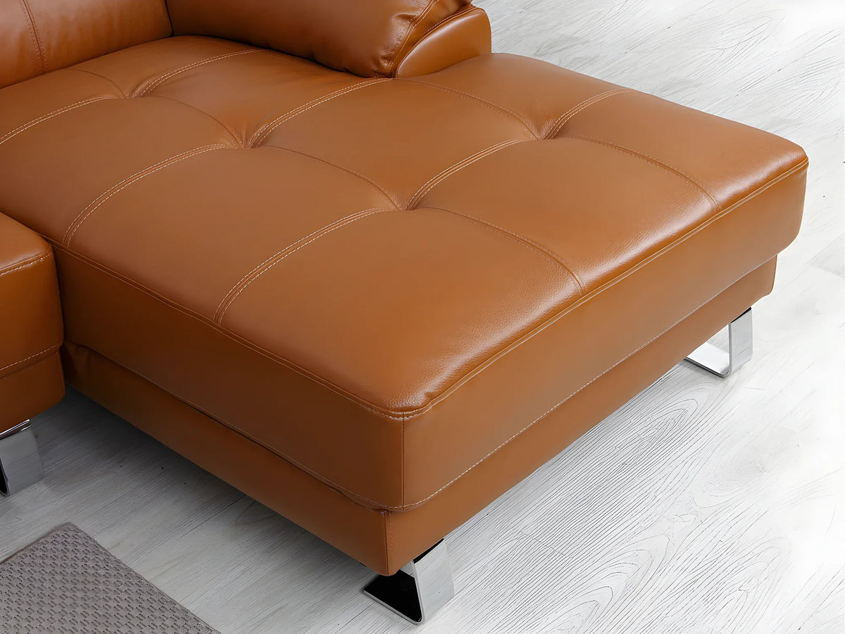 EXCELSIORA Premium Leather Corner Sofa