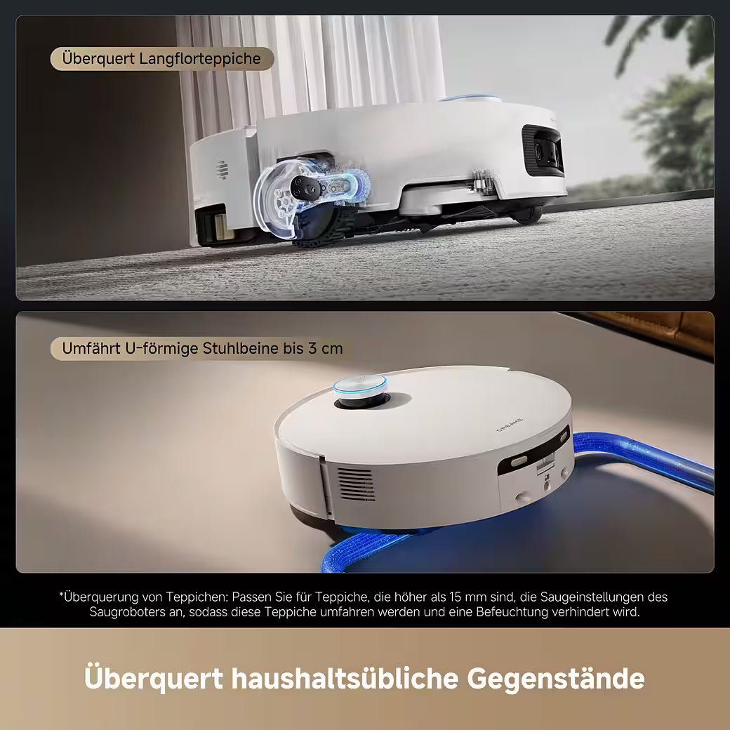 DREAME Aqua10 Ultra Track Complete White – Saugroboter mit Wischfunktion