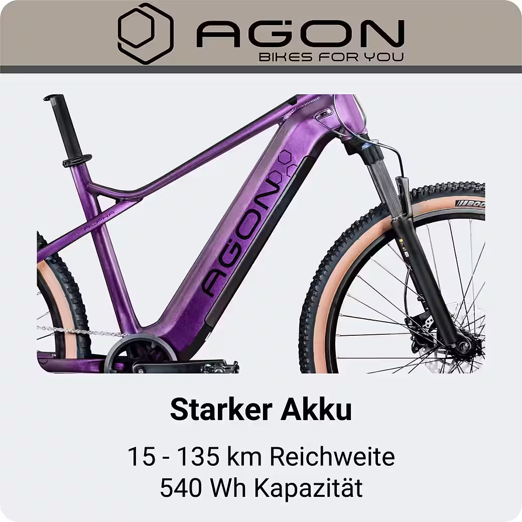 AGON Alpha E-Bike Mountainbike 27,5 Zoll