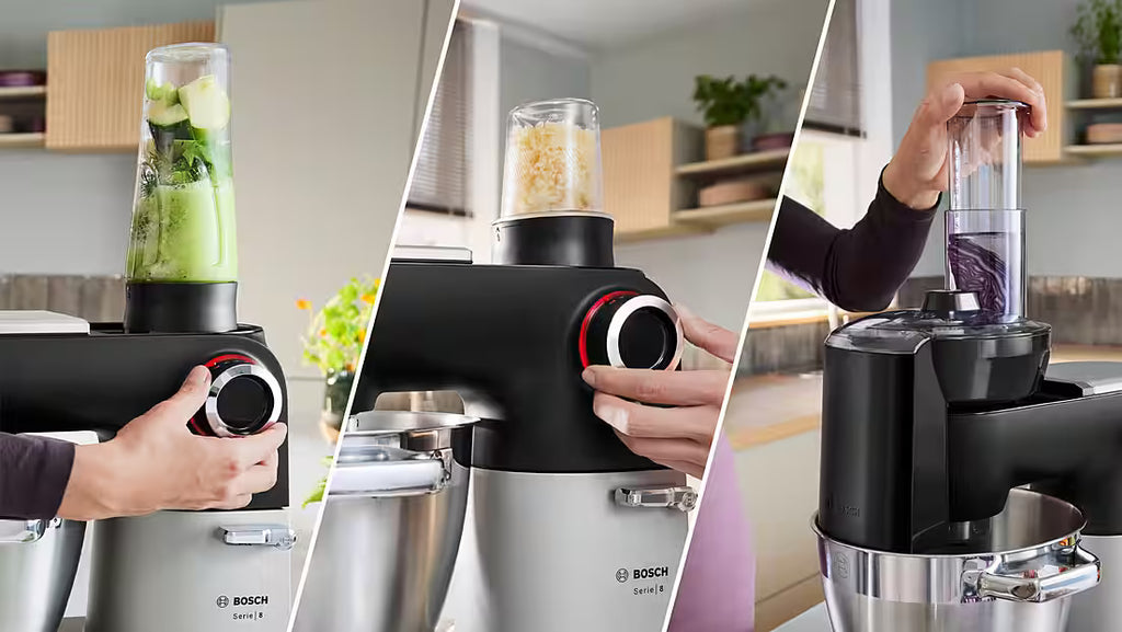 BOSCH Serie 8 MUMS8ZS22 Hochleistungs-Küchenmaschine mit 1.800-Watt-Motor und integrierter Waage