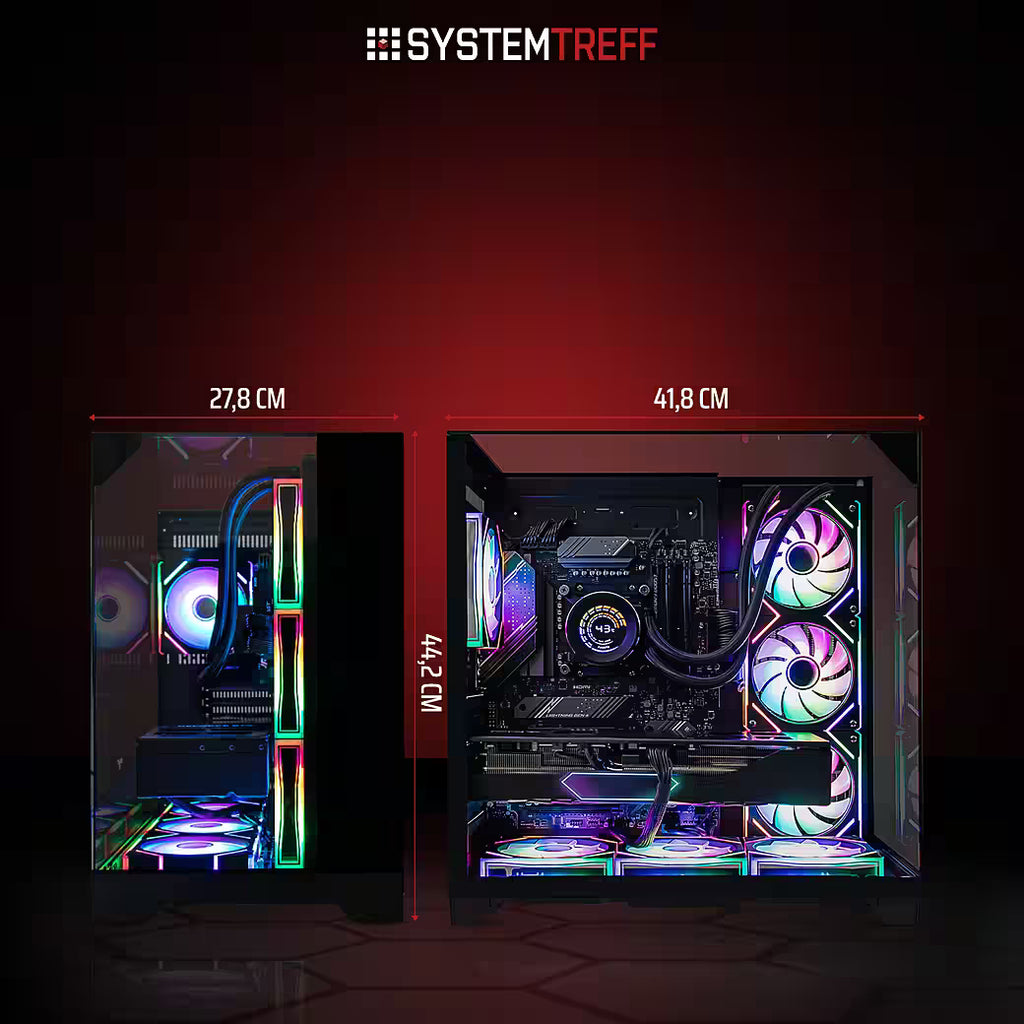 SYSTEMTREFF PC Gamer AMD Ryzen 7 9800X3D avec NVIDIA GeForce RTX 5080 16Go