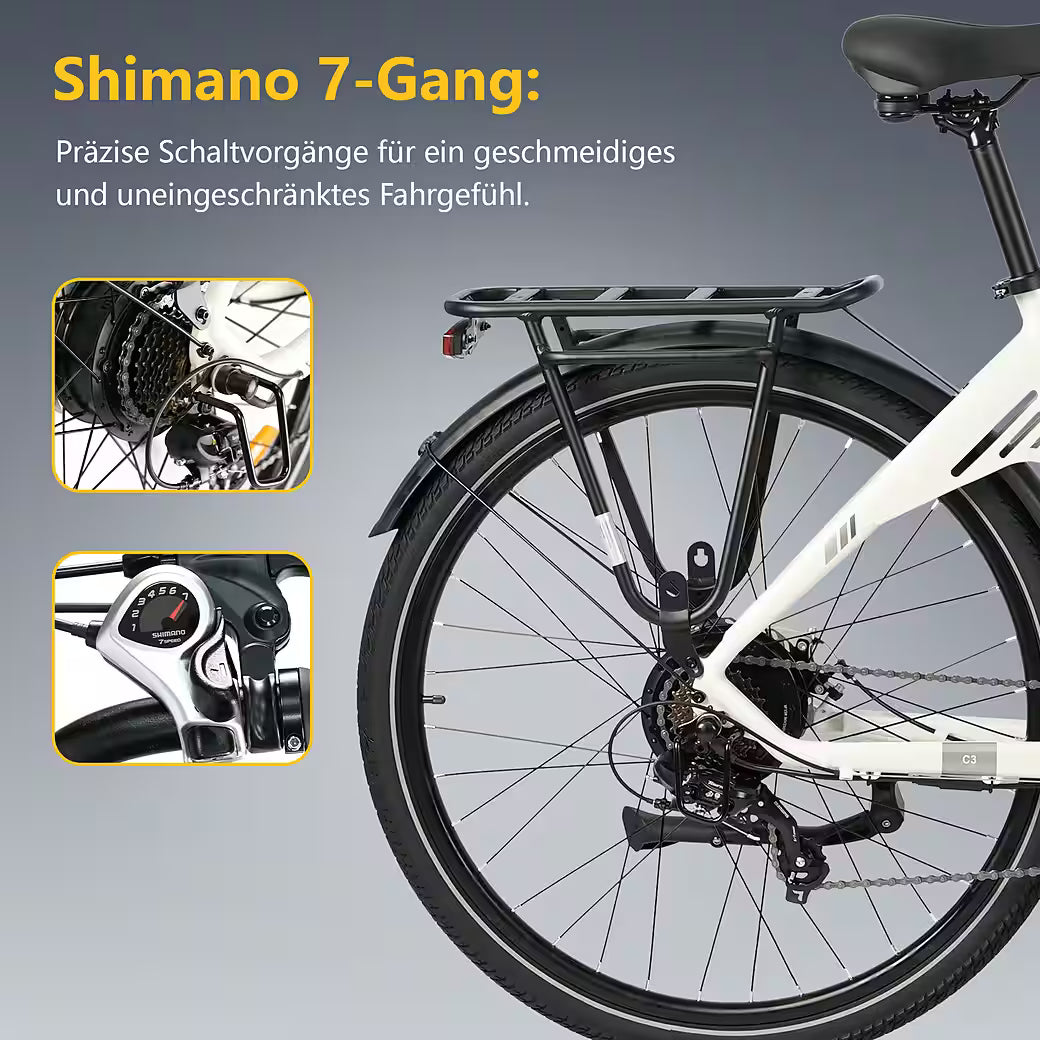 TTGO C3 2.0 E-Bike Cityrad 28 Zoll