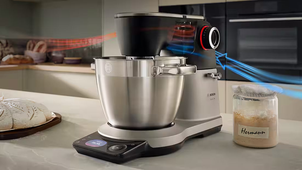BOSCH Serie 8 MUMS8ZS22 Hochleistungs-Küchenmaschine mit 1.800-Watt-Motor und integrierter Waage