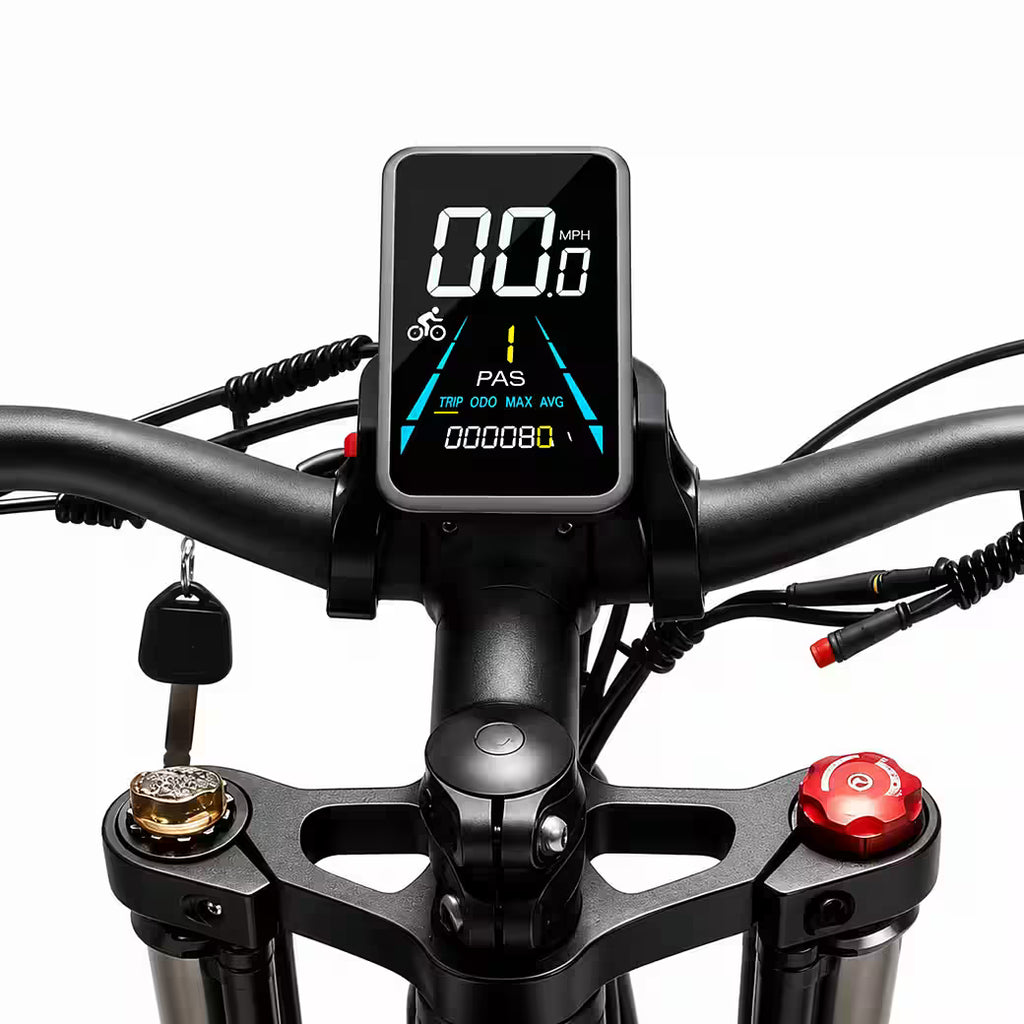 E-Bike Fatbike 26 Zoll – 52V 20Ah, Shimano 7-Gang