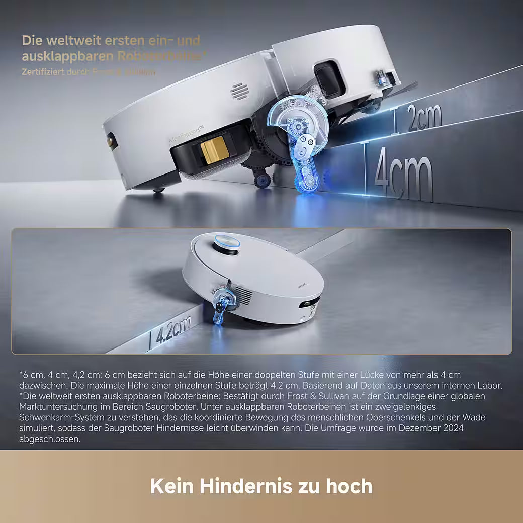 DREAME Aqua10 Ultra Track Complete White – Saugroboter mit Wischfunktion