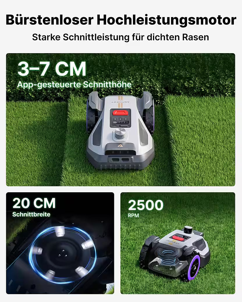ANTHBOT M9 PRO Set mit Garage Pro &amp; RTK-Booster