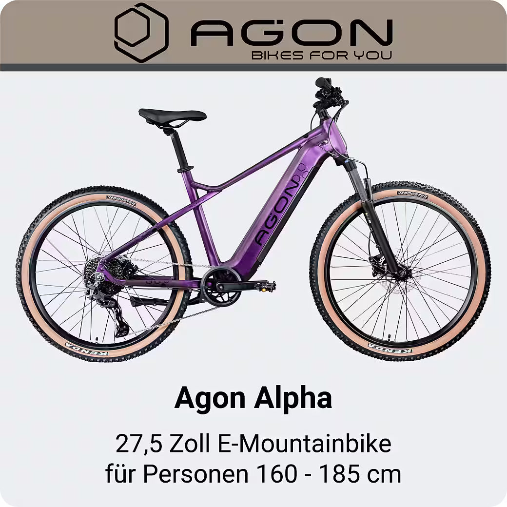 AGON Alpha E-Bike Mountainbike 27,5 Zoll