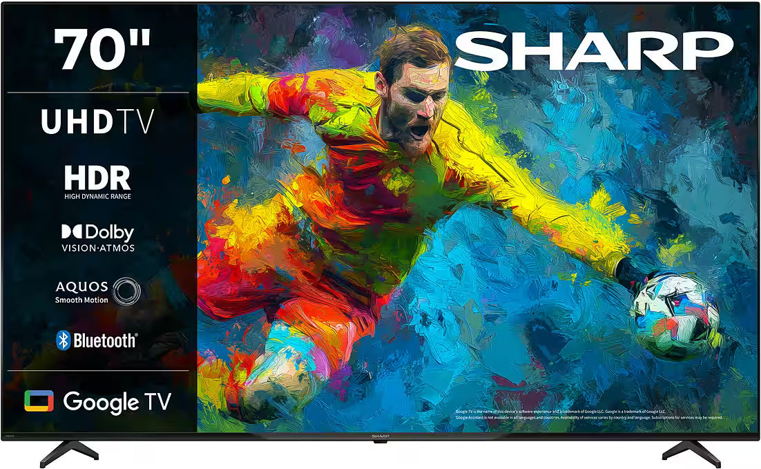 SHARP 4T-C70HLx 70 Inch 4K Ultra HD LED Google TV