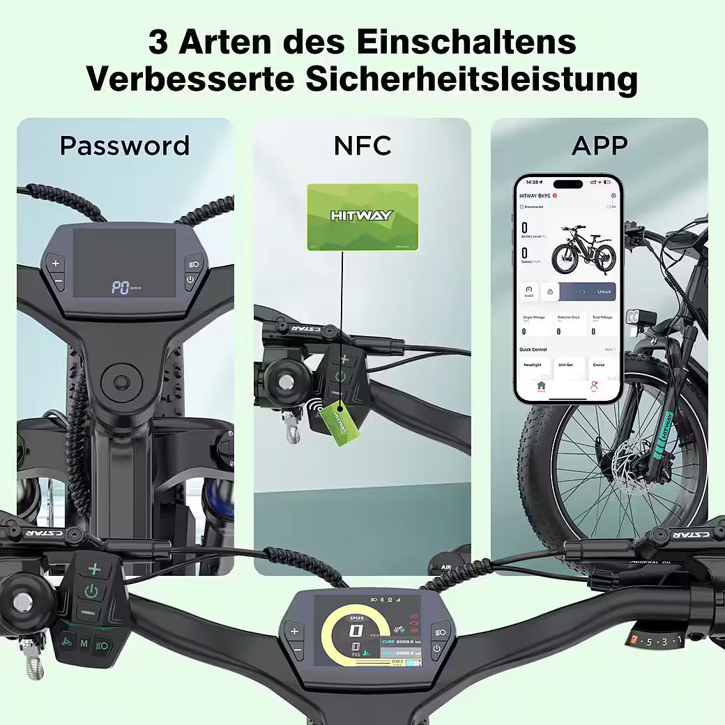 HITWAY BK9S – E-Mountainbike Fatbike 26 × 4,0 Zoll