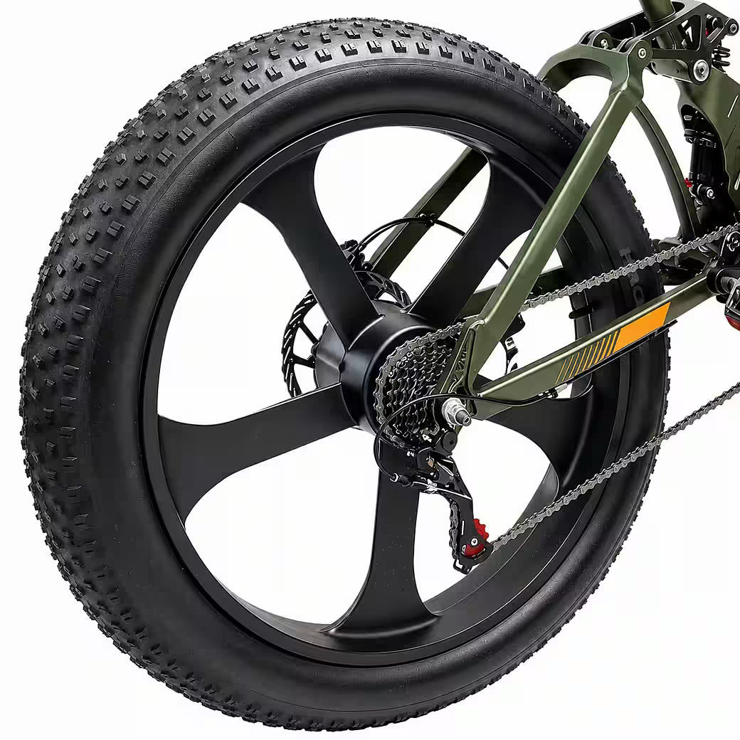 E-Bike Fatbike 26 Zoll – 52V 20Ah, Shimano 7-Gang