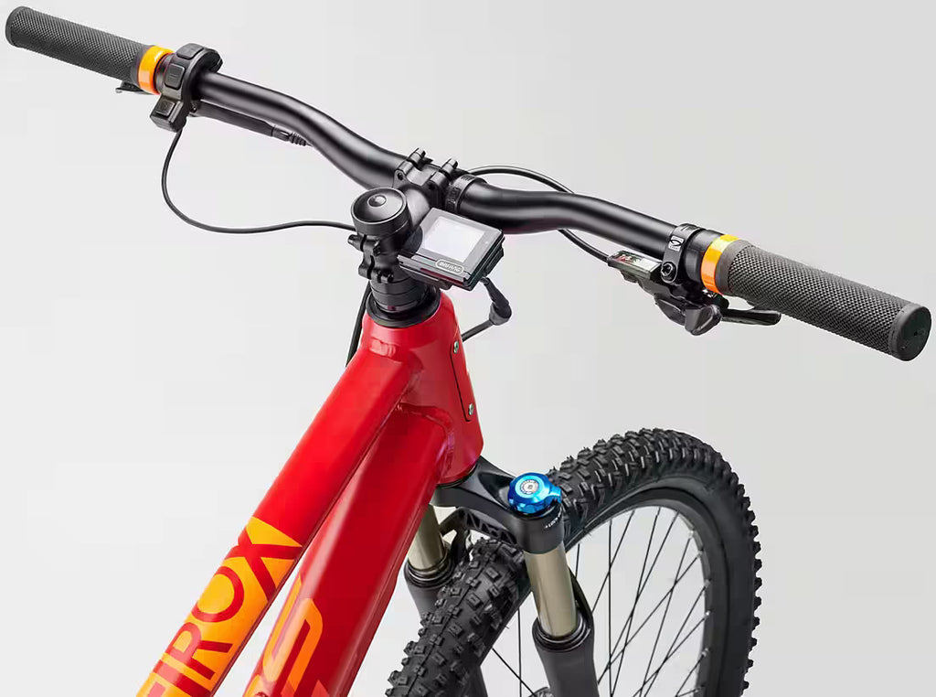 S'COOL E-Bike Mountainbike e-troX race 24-9S Alivio – Red/Orange