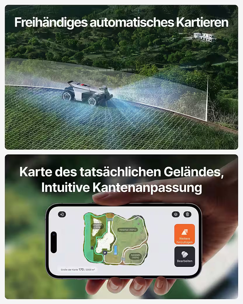 NAVIMOW Segway X420 – Mähroboter ohne Begrenzungskabel