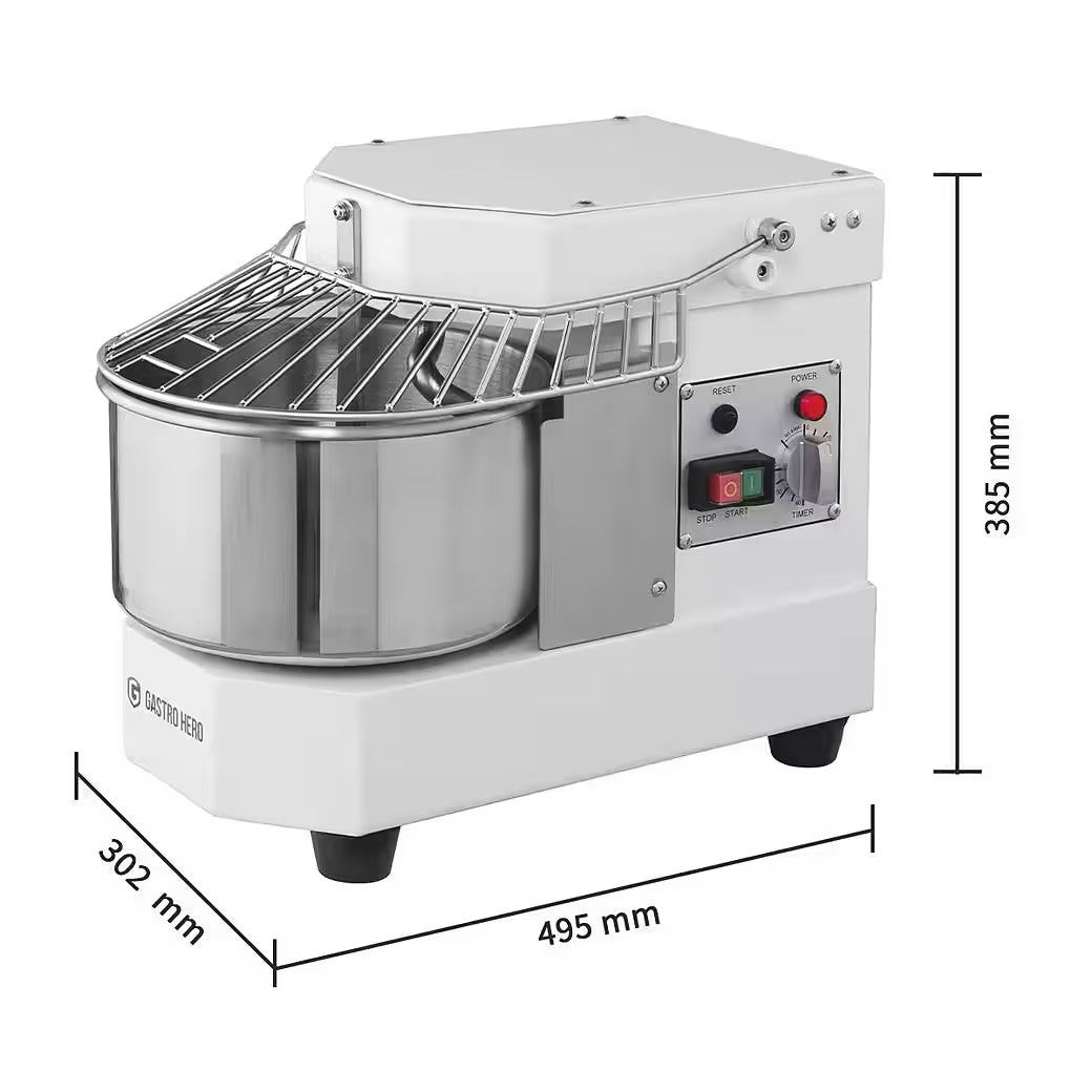 GASTROHERO Teigknetmaschine ECO 8 Liter