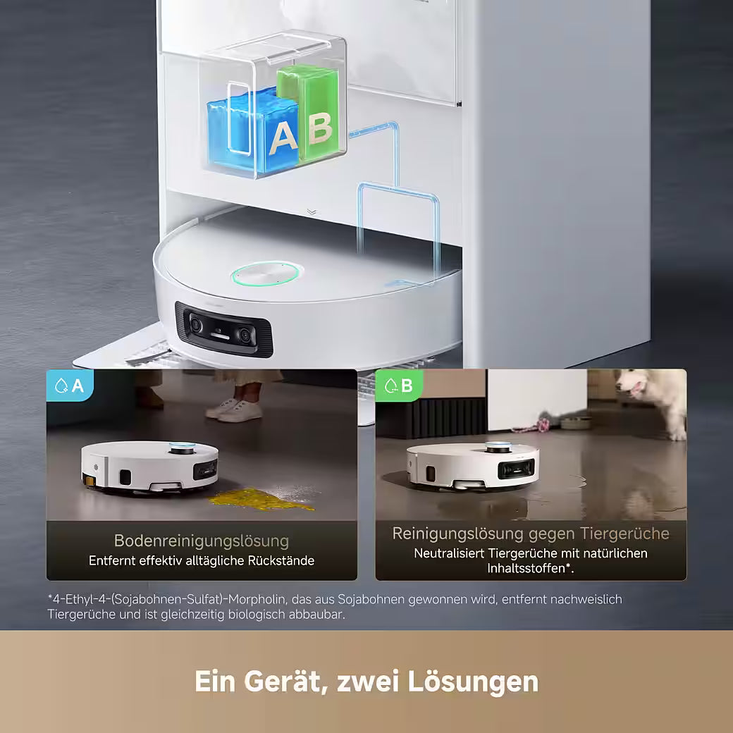 DREAME Aqua10 Ultra Track Complete White – Saugroboter mit Wischfunktion