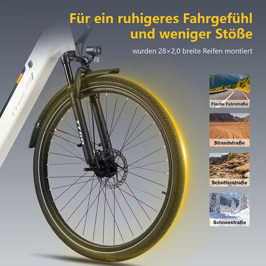 TTGO C3 2.0 E-Bike Cityrad 28 Zoll