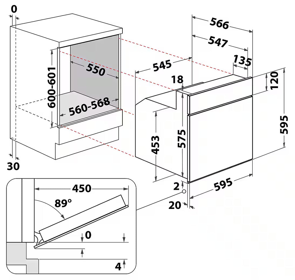 BAUKNECHT Heko Swing – Elektro-Herd-Set mit Glaskeramik-Kochfeld