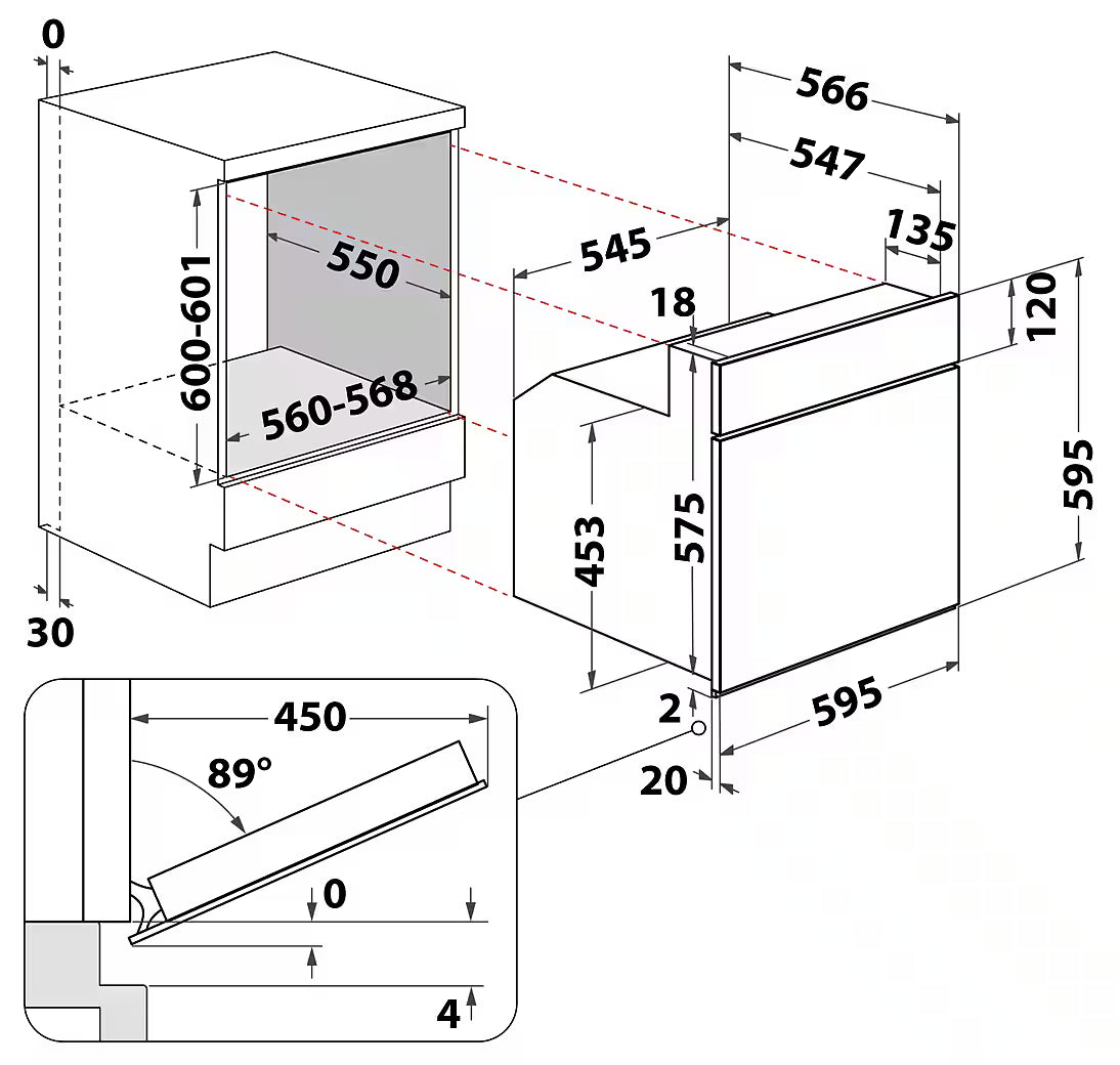 BAUKNECHT Heko Swing – Elektro-Herd-Set mit Glaskeramik-Kochfeld