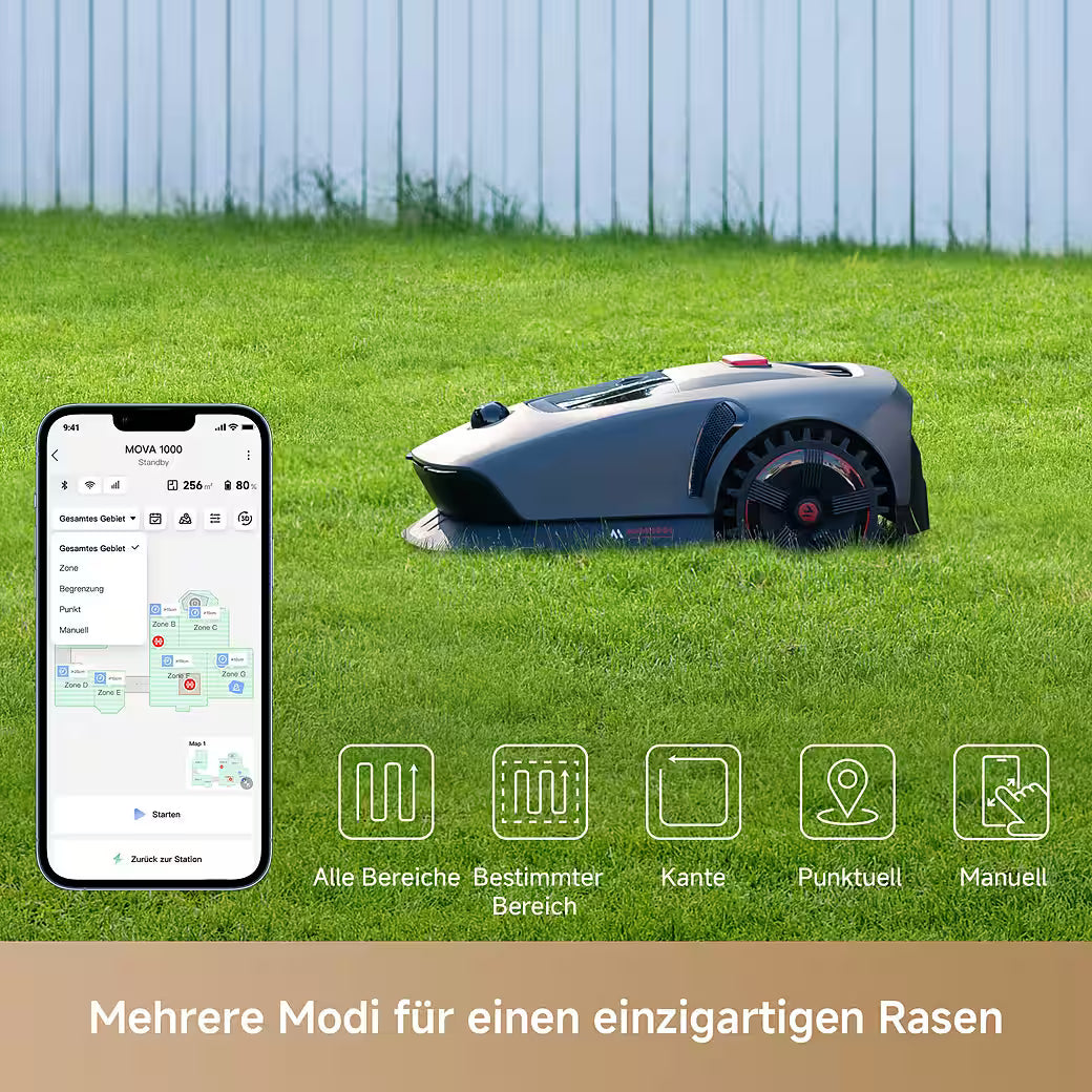 MOVA 1000 – Intelligenter Rasenmähroboter