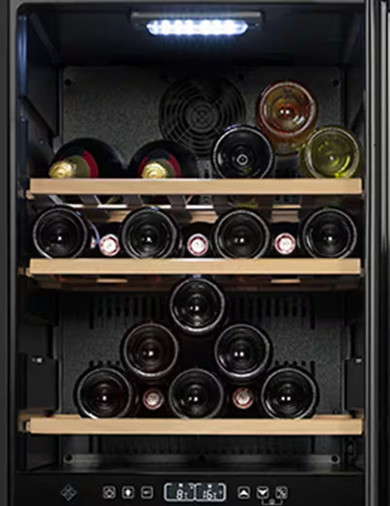 BOSCH KWK36ABGA – Weinkühlschrank mit 2 Temperaturzonen und Vinotag® App