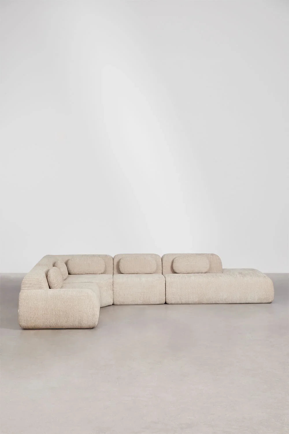 Merida 4-Piece Modular Corner Sofa with Right Chaise