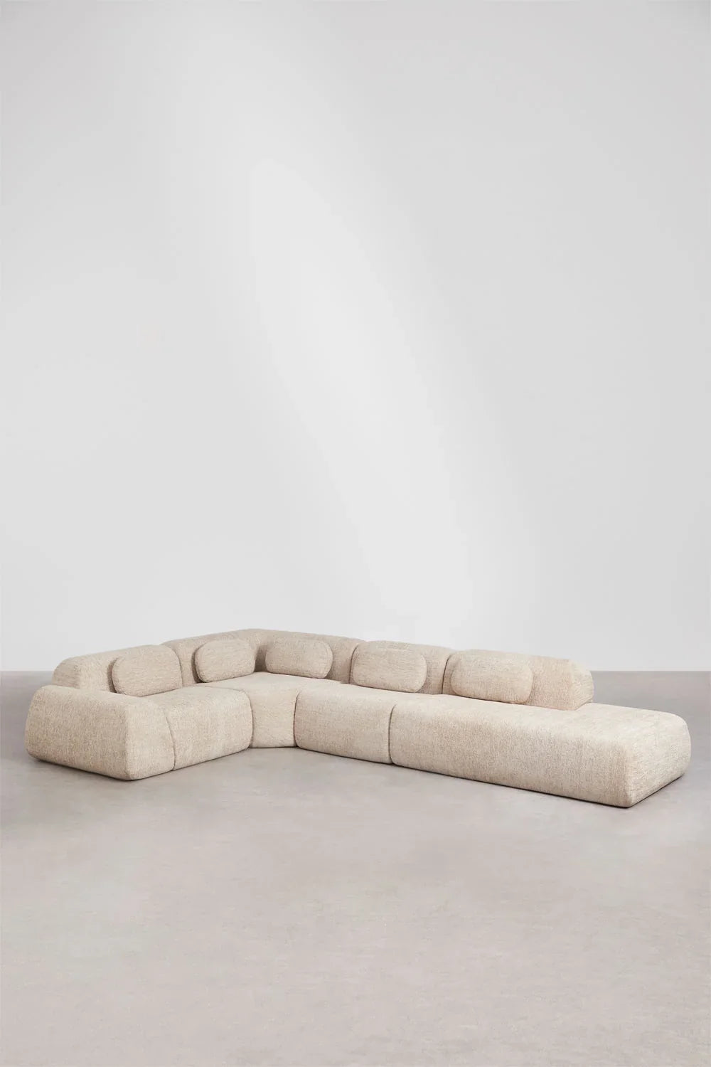 Merida 4-Piece Modular Corner Sofa with Right Chaise