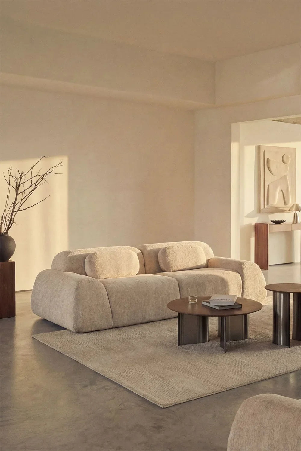 Merida 2-Piece Modular Chenille Sofa