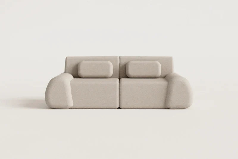 Merida 2-Piece Modular Chenille Sofa