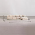 Fogler 5-Piece Modular Sofa with Right Chaise