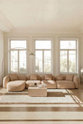 Coco 4-Piece Modular Chenille Sofa with Left Chaise