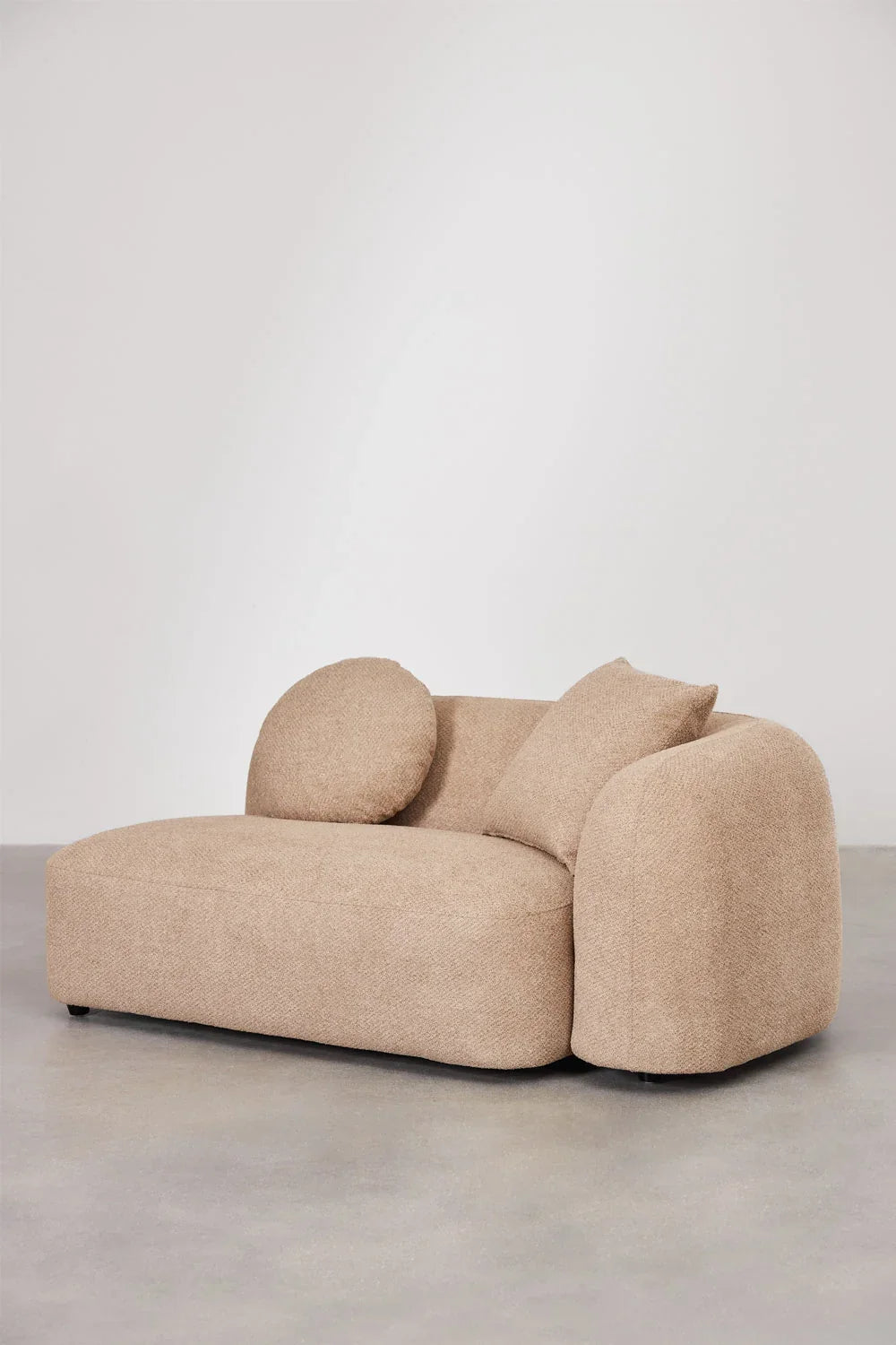 Coco 4-Piece Modular Chenille Sofa with Left Chaise