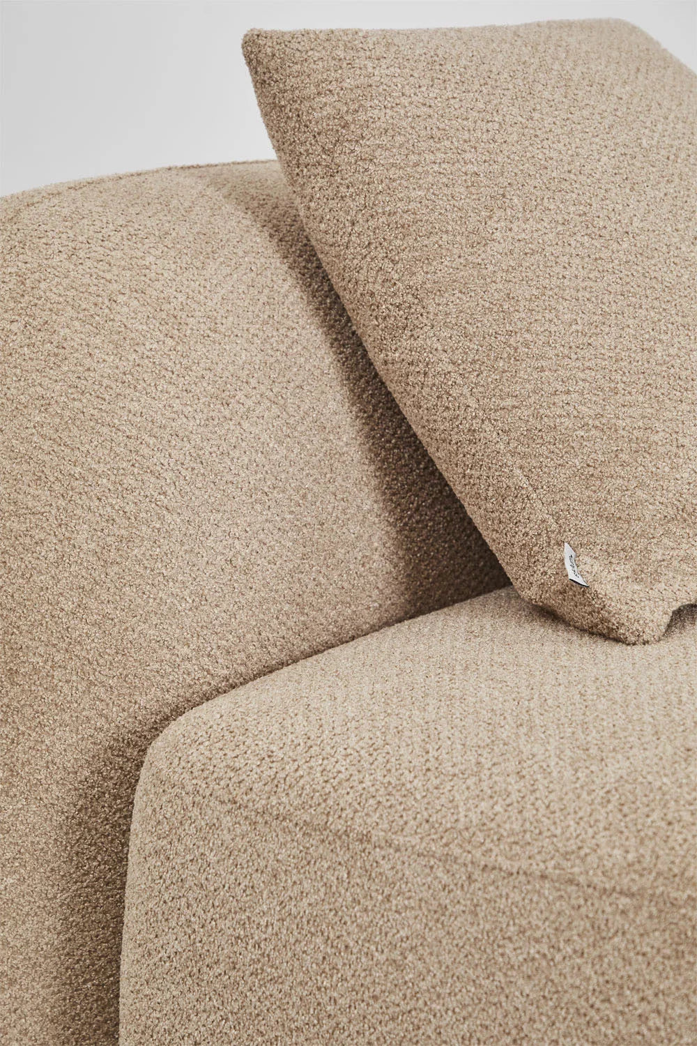 Coco 4-Piece Modular Chenille Sofa with Left Chaise