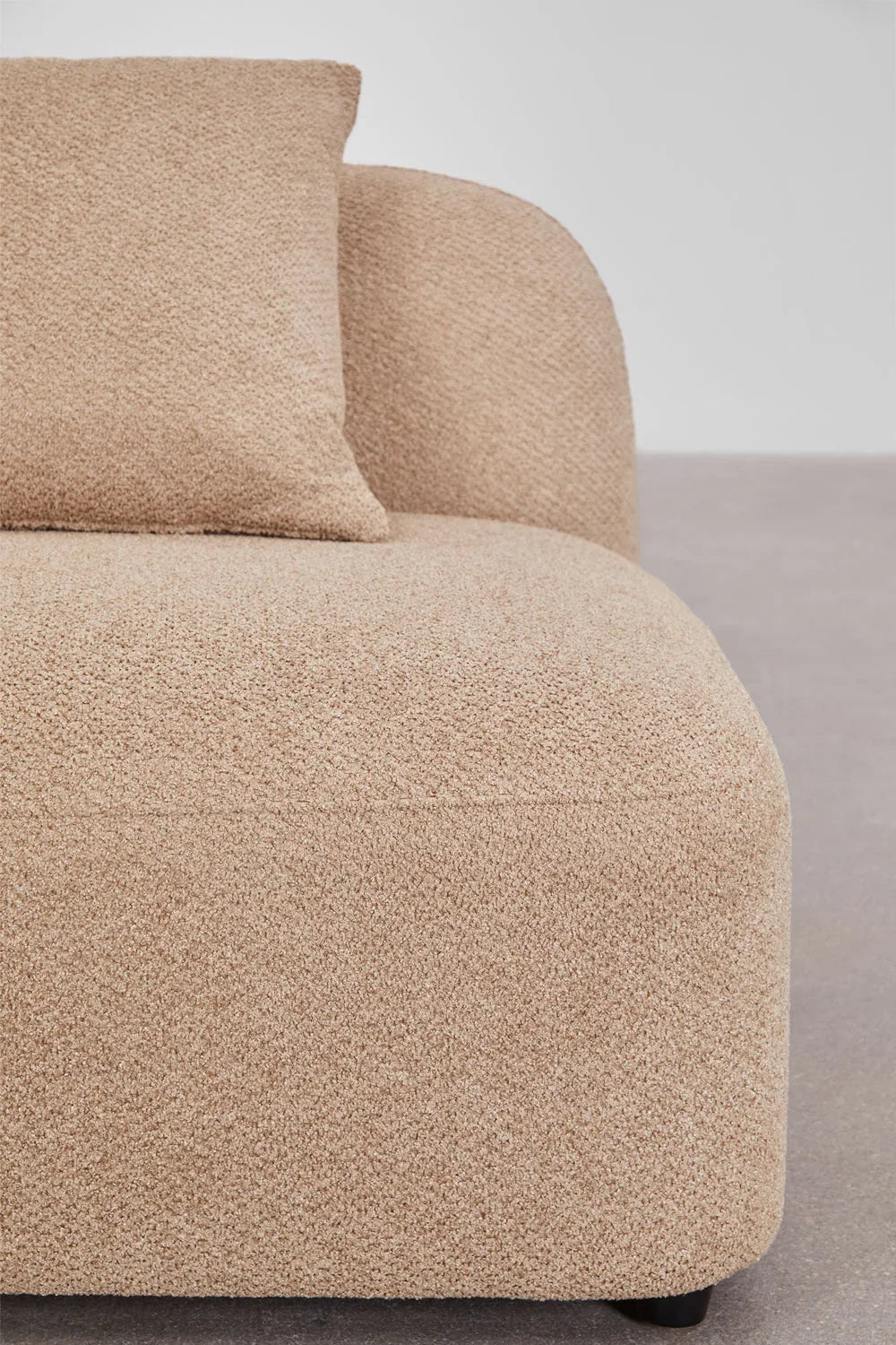 Coco 4-Piece Modular Chenille Sofa with Left Chaise