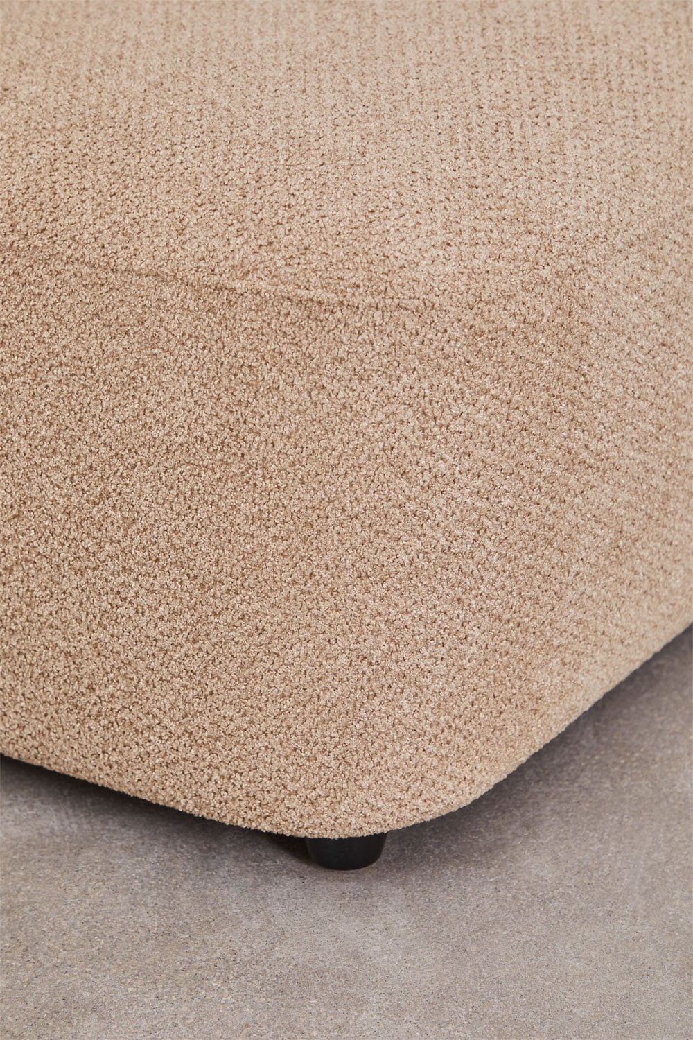 Coco 4-Piece Modular Chenille Sofa with Left Chaise