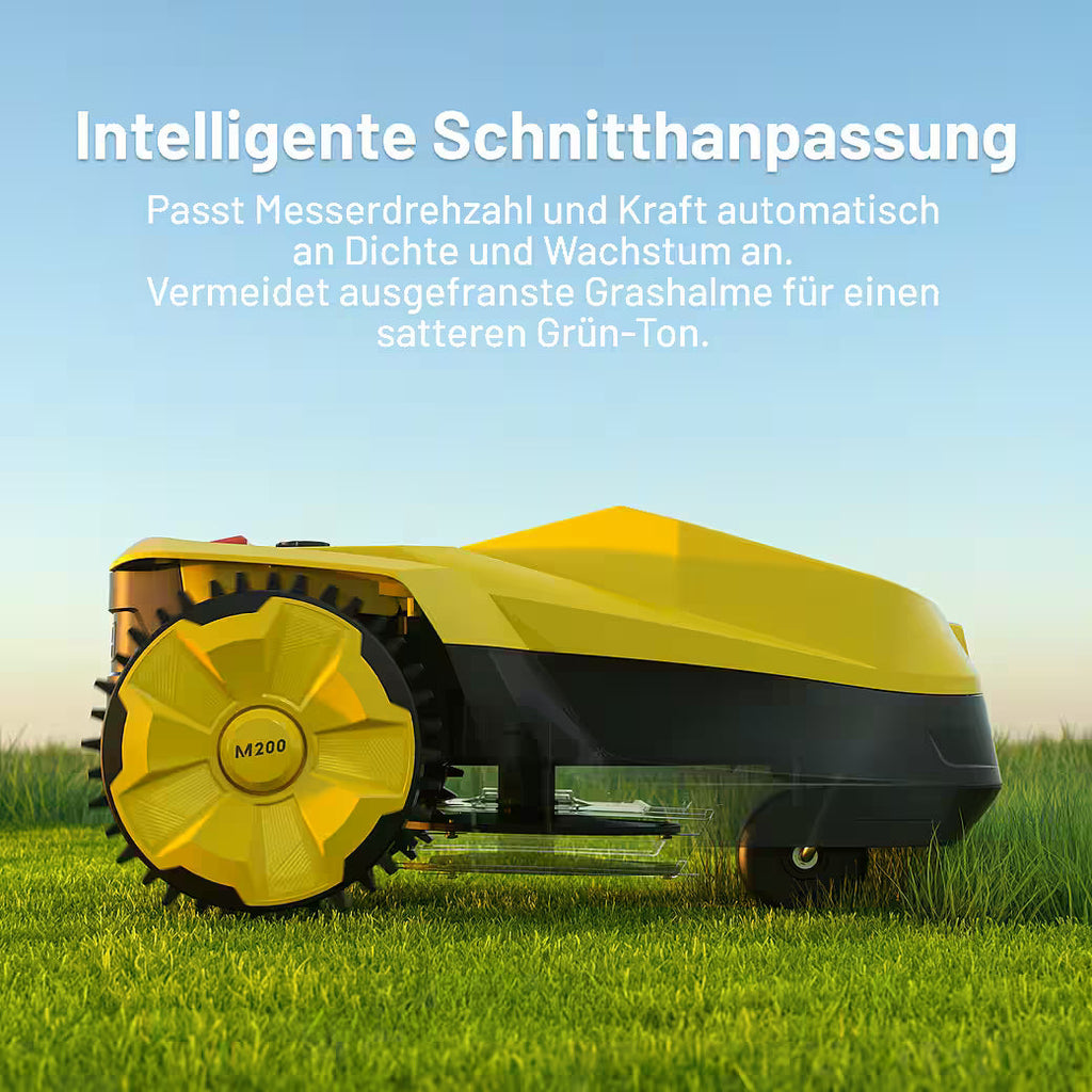 VONKO M200 – Mähroboter ohne Begrenzungskabel mit RTK + AI Vision