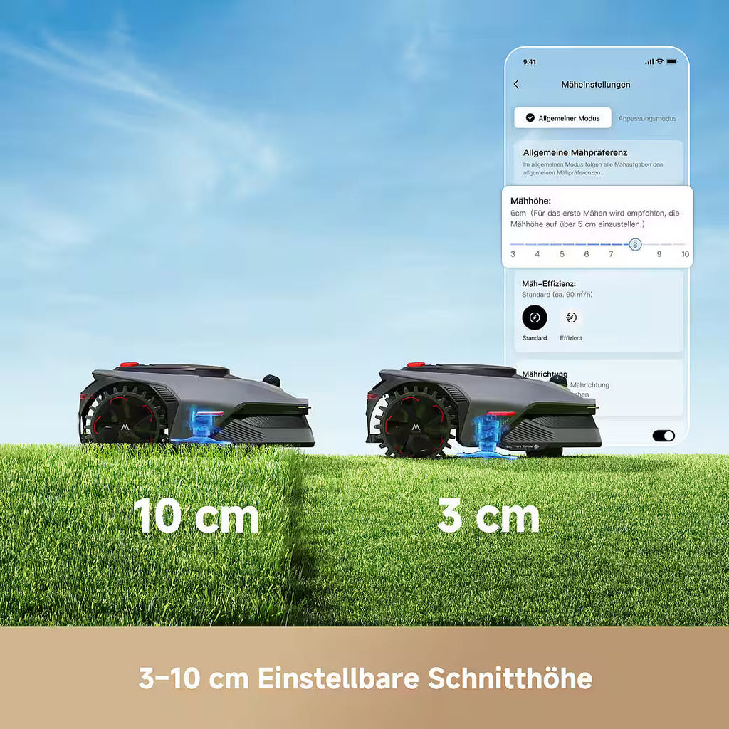 MOVA LiDAX Ultra 800 – Kabelloser Mähroboter mit 3D-LiDAR &amp; AI Vision