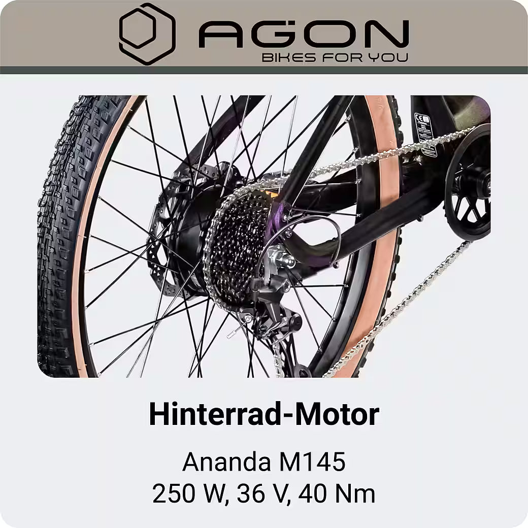 AGON Alpha E-Bike Mountainbike 27,5 Zoll