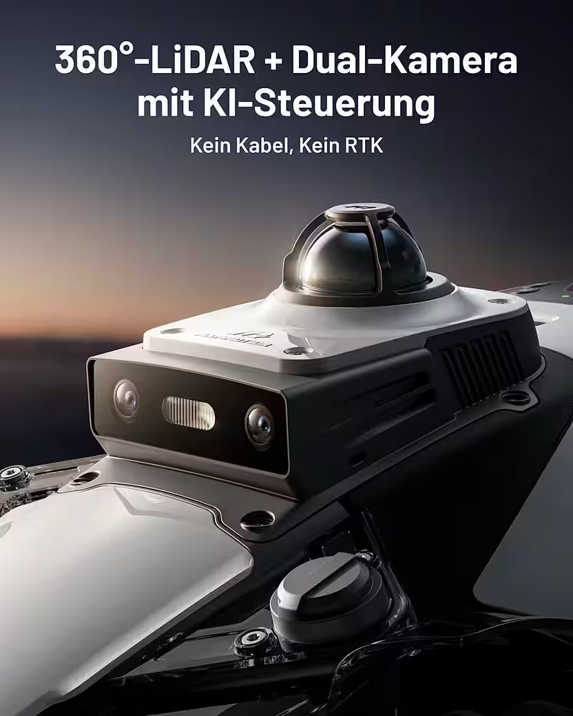 MAMMOTION LUBA Mini 2 AWD 1500 – Mähroboter ohne Begrenzungsdraht