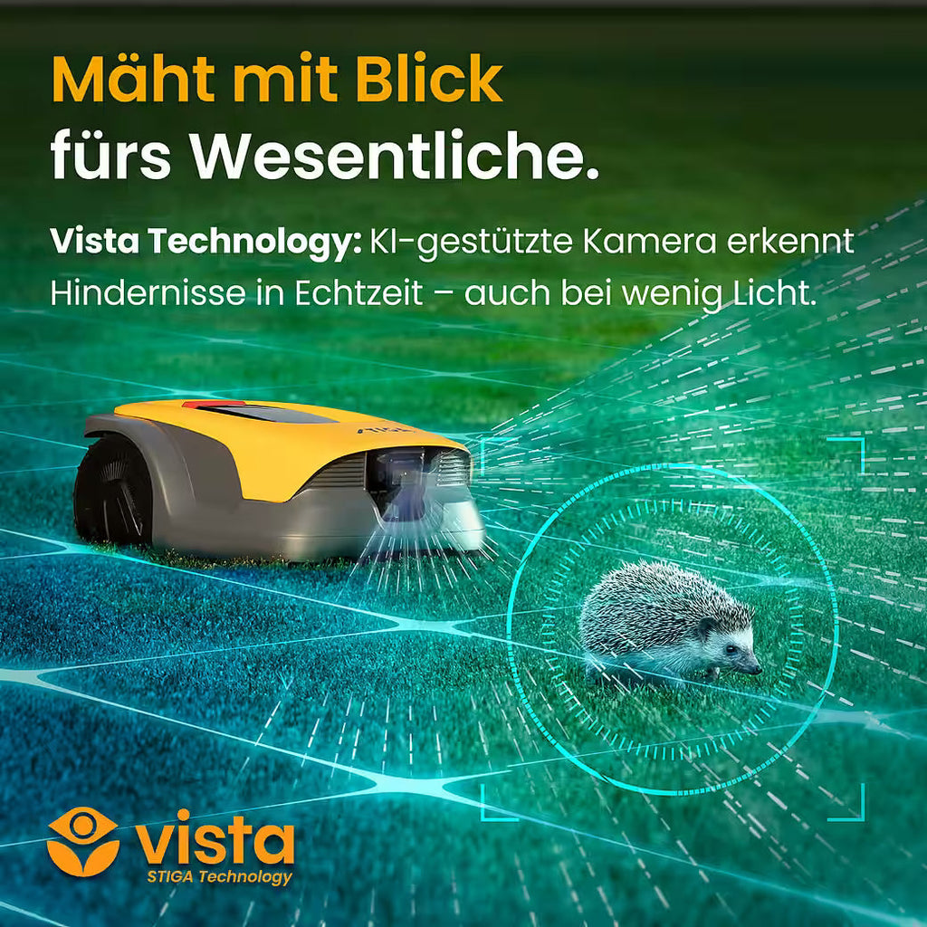 STIGA A 10v Rasenmähroboter – Kabellos, intelligent und präzise