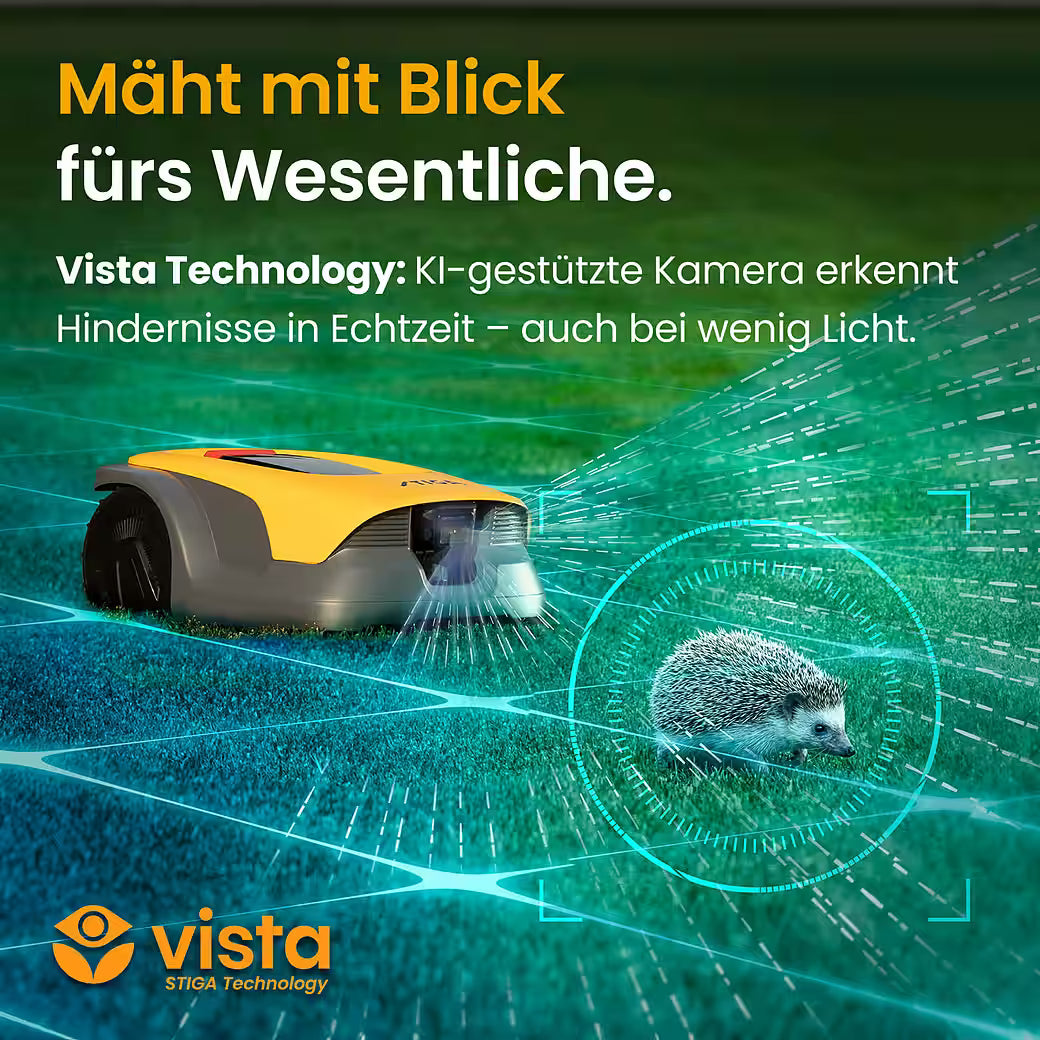 STIGA A 10v Rasenmähroboter – Kabellos, intelligent und präzise